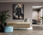 Mafia Art Donkere Elegantie Canvas Schilderij