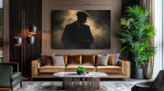 Vintage Gangster Canvas Schilderij