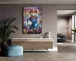 Straat Graffiti Loodgieter Canvas Schilderij