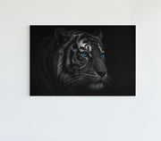 Tijger met Blauwe Ogen Canvas Schilderij