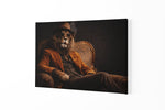 Gentleman Leeuw portret Canvas Schilderij