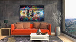 Pop Art 100 Dollar Canvas Schilderij