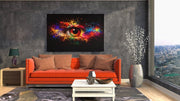 Abstracte Oog Kunst Canvas Schilderij