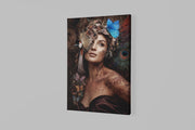 Fantasie Vrouw Canvas Schilderij