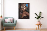 Fantasie Vrouw Canvas Schilderij