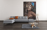 Fantasie Vrouw Canvas Schilderij