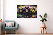 Urban Apen Canvas Schilderij