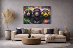 Urban Apen Canvas Schilderij