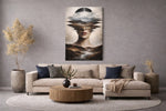 Surrealistische Vrouw Canvas Schilderij