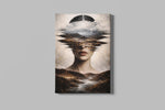 Surrealistische Vrouw Canvas Schilderij