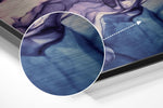 Violet-blauwe inktbloem – Dibond Schilderij