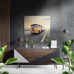 Naar de weg – Dibond Schilderij