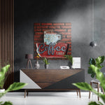 Hete koffie – Dibond Schilderij