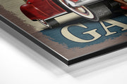 Vintage garage – Dibond Schilderij