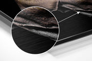 Zilver-gouden metallic roos – Dibond Schilderij