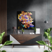 Dans van geel – Dibond Schilderij