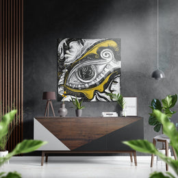 Betoverend anime-oog – Dibond Schilderij