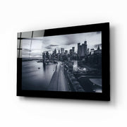New York in Zwart-Wit – Glasschilderij