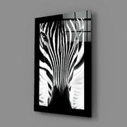 Zebra in Tegenlicht – Glasschilderij