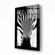 Zebra in Tegenlicht – Glasschilderij