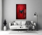 Spider Web Glass Wall Art