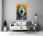 Scream of the Living Dead Glass Wall Art