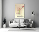 Rainy Day Dancer Glass Wall Art