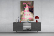 Witchy Elegance Glass Wall Art