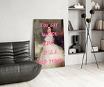 Witchy Elegance Glass Wall Art