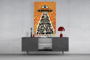 UFO Eye Control Sun Glass Wall Art