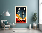 Moon Landing Glass Wall Art
