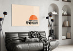 Sunrise Serenity Glass Wall Art