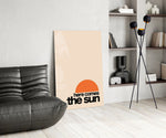 Sunset Serenity Glass Wall Art