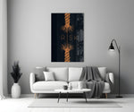 Risk Tangled Rope Glass Wall Art