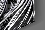 Spiral Scream Glass Wall Art