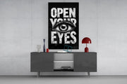 Eyes Open Your Glass Wall Art