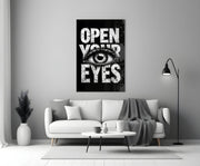 Eyes Open Your Glass Wall Art