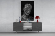 Tangled Threads Portrait Glass Wall Art