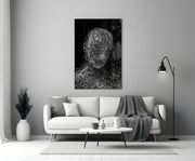 Tangled Threads Portrait Glass Wall Art
