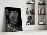 Tangled Threads Portrait Glass Wall Art