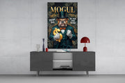 Mogul Tuxedo Bulldog Tycoon Glass Wall Art