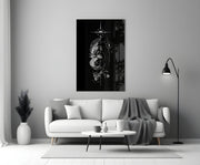 Ascending Phoenix Sacred Geometry Glass Wall Art