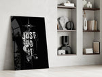 Phoenix Bold Motivational Typography Glass Wall Art