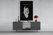Vitamin Cash Skeleton Hand Money Glass Wall Art