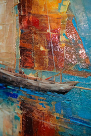 Quiet Voyage — Haptischer 3D-Prägedruck + Hochglanzlackierung