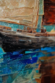 Quiet Voyage — Haptischer 3D-Prägedruck + Hochglanzlackierung