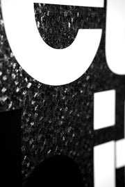 Peinture en relief 3D – Get It Done – « Sh » caché – Déclaration brillante