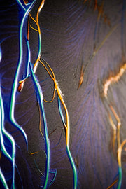 Neon Panther Pulse – 3D Relief Painting with Neon Panther and Electric Colors