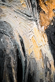 Majestic Urban Monarch – 3D-Reliefbild mit Löwe und Hoodie