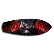 Brutal Warrior Bloody Portrait Glass Wall Art.